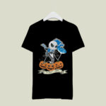 Halloween Detroit Lions Jack Skellington 4 T Shirt