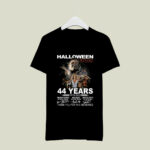 Halloween Ends 44 Years 1978 2022 Thank You for the Memories Signatures 4 T Shirt