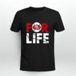 Halloween Football Team San Francisco 49ers For Life Fan 4 T Shirt