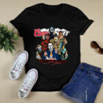 Halloween Jason And Friends Drinking Coors Light Beer 4 T Shirt