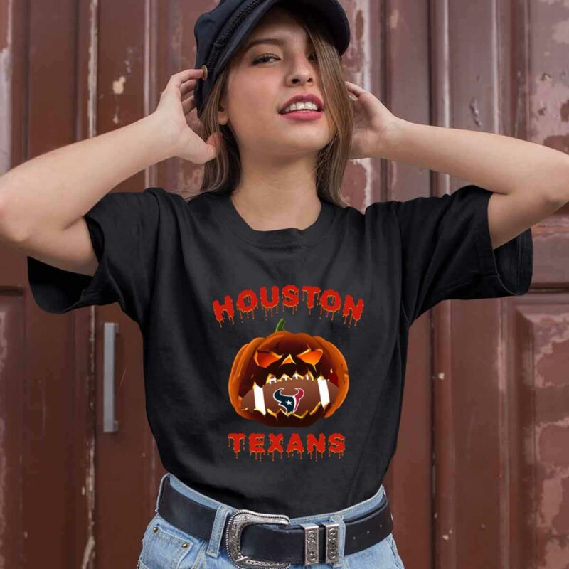 Halloween Pumpkin Houston Texans 0 T Shirt