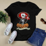 Halloween San Francisco 49ers Jack Skellington 2 T Shirt