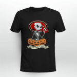 Halloween San Francisco 49ers Jack Skellington 4 T Shirt