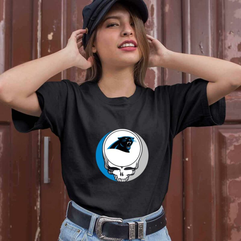 Halloween Skull Funny Football Team Carolina Panthers 0 T Shirt