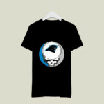 Halloween Skull Funny Football Team Carolina Panthers 3 T Shirt