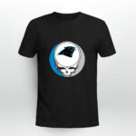 Halloween Skull Funny Football Team Carolina Panthers 4 T Shirt