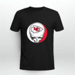 Halloween Skull Funny Football Team Kansas City Chiefs 4 T Shirt