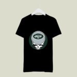 Halloween Skull Funny Football Team New York Jets 4 T Shirt