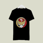 Halloween Skull Funny Football Team San Francisco 49ers 3 T Shirt