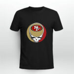 Halloween Skull Funny Football Team San Francisco 49ers 4 T Shirt