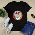 Halloween Skull Funny Football Team Tampa Bay Buccaneers 3 T Shirt