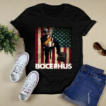 Hank Williams Jr Bocephus With Flag American 2 T Shirt