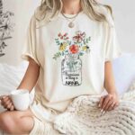 Happiness Is Being Nana Life Flower Grandma 1 T Shirt