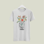 Happiness Is Being Nana Life Flower Grandma 5 T Shirt