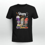 Happy HalloThanksMas Gnomes With Sewing Machine 4 T Shirt