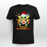 Happy Hallothanksmas Baby Yoda Hug Burger King 4 T Shirt