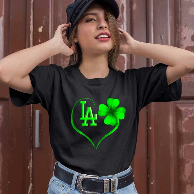 Happy Stpatricks Day Los Angeles Dodgers Love Lucky 0 T Shirt