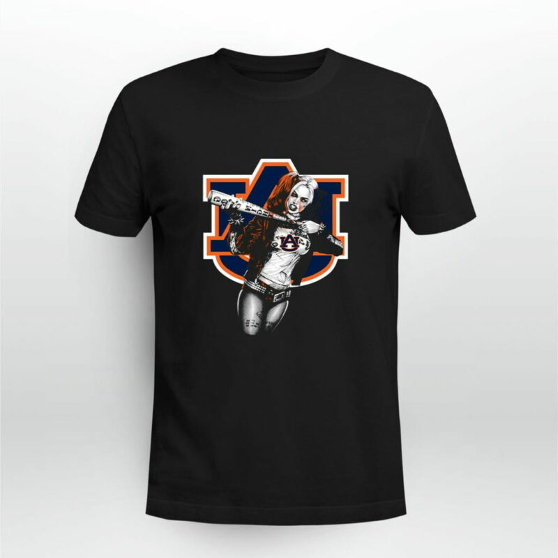 Harley Quinn Auburn Tigers 0 T Shirt