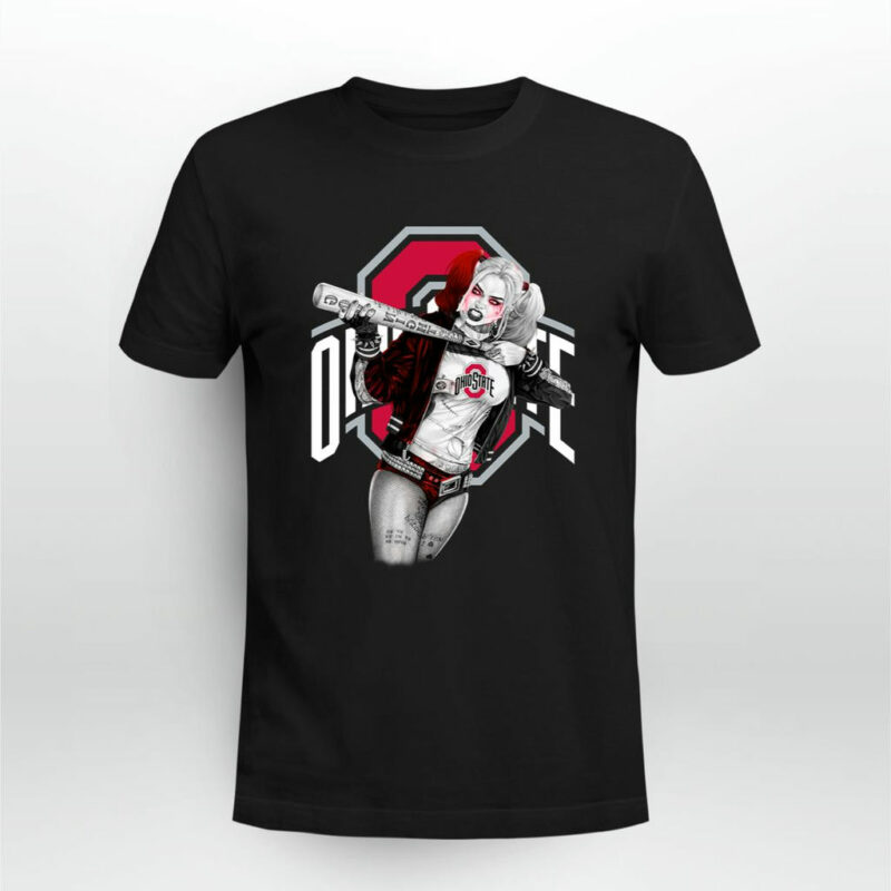 Harley Quinn Ohio State Buckeyes 0 T Shirt