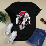 Harley Quinn Ohio State Buckeyes 4 T Shirt