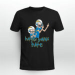 Haters Gonna Hate Rick And Morty Los Angeles Chargers 3 T Shirt