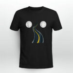 Headlights With Road Markings Funny Halloween Costume 4 T Shirt