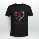 Heart Diamond Atlanta Braves For Life Lets Go Braves 2 T Shirt
