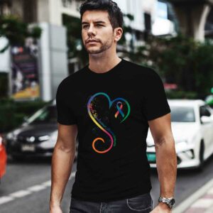 Heart Ribbon Lynch Syndrome Awareness 0 T Shirt