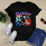Heart Rock Band Retro Style 2 T Shirt