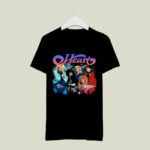 Heart Rock Band Retro Style 3 T Shirt