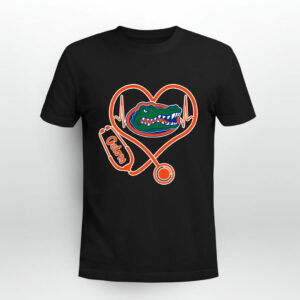 Heartbeat Nurse love Florida Gators 0 T Shirt