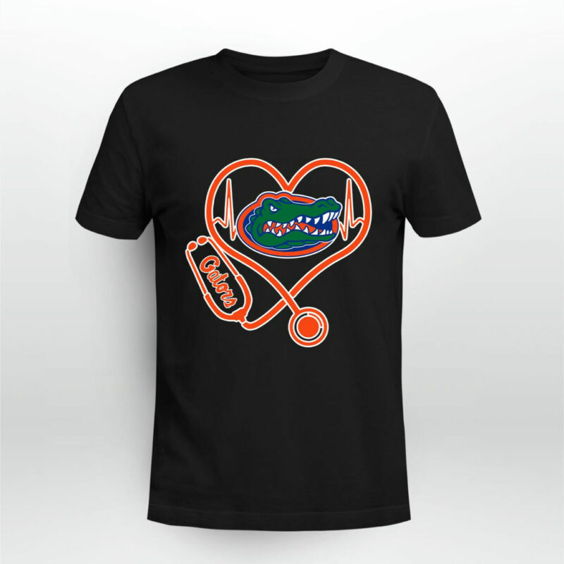 Heartbeat Nurse Love Florida Gators 0 T Shirt