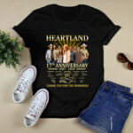 Heartland 17th Anniversary 2007 2024 Thank You For The Memories Signatures 3 T Shirt