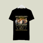 Heartland 17th Anniversary 2007 2024 Thank You For The Memories Signatures 4 T Shirt