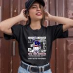 Henrik Lundqvist 30 New York Rangers thank you for the memories 3 T Shirt