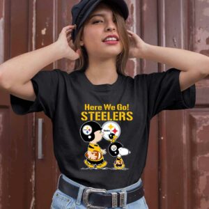 Here we go Steelers Snoopy Charlie Brown 0 T Shirt