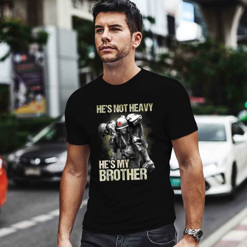 Hes My Brother 8404 Gift For Corpsman Veteran 0 T Shirt