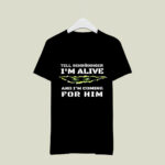 Hiding Cat Tell Schrodinger Im Alive And Im Coming For Him 4 T Shirt