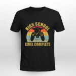 High School Graduation Level Complete Gamer Graduation 3 T Shirt
