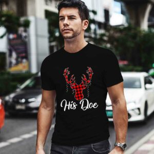 His Doe Couples Matching Christmas Pajamas Costume Girl 0 T Shirt