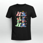 Ho Ho Ho Santa Eeyore Christmas 2 T Shirt