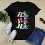 Ho Ho Ho Santa Eeyore Christmas 3 T Shirt