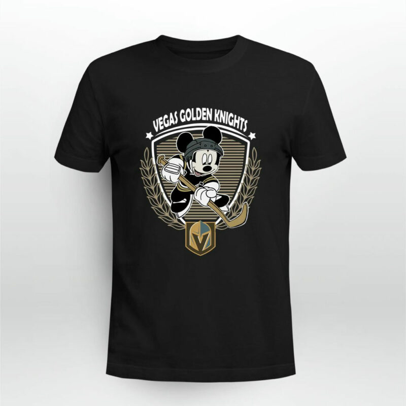 Hockey Mickey Mouse Team Vegas Golden Knights 0 T Shirt