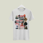 Horror Movie Characters Michael Myers Jason Ghostface Chucky Pennywise Pinhaed Freddy 5 T Shirt