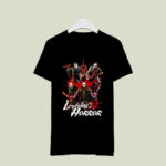 Horror Movie Killers Characters Scary Friends Legends of Horror 4 T Shirt