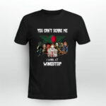 Horror Movies Characters You Cant Scare Me I Work At Wingstop Halloween 3 T Shirt