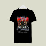 Hotel California 2021 Tour Eagles 50th Anniversary Signatures Thank You For The Memories 2 T Shirt