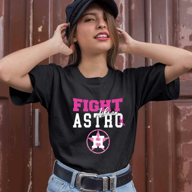 Houston Astros Breast Cancer Fight Like An Astro 0 T Shirt