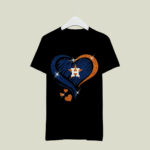 Houston Astros Glitter Heart 2 4 T Shirt