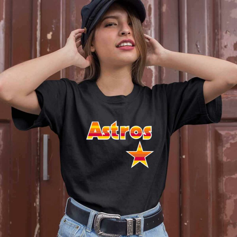 Houston Astros Retro 0 T Shirt